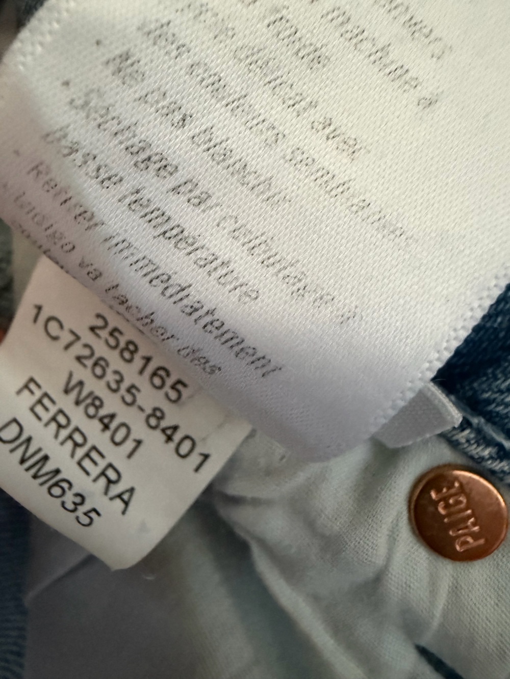 Paige Anessa 31’ Wide-Leg Jeans in Light Blue - Picture 8 of 14